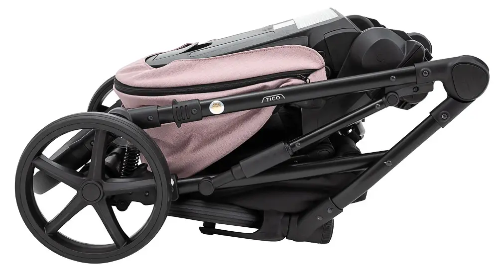 Детская коляска 2 в 1 Adamex Zico Tip TK-24 розовый